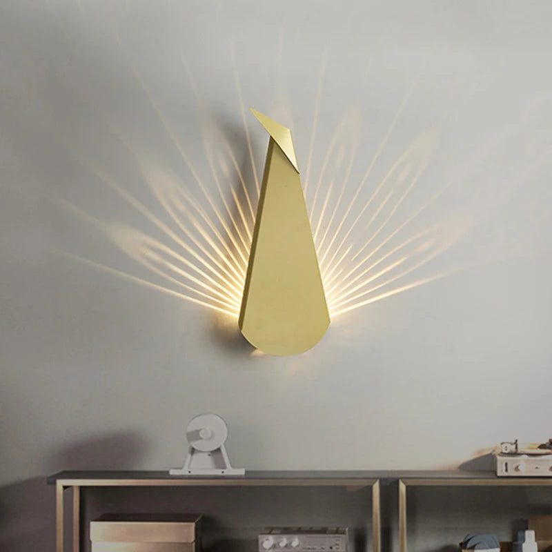 Peacock Wall Lamp